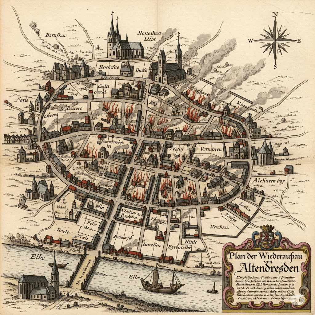 Dresdens Feuertaufe und wie eine Katastrophe die schönste Neustadt Europas&nbsp;schuf.